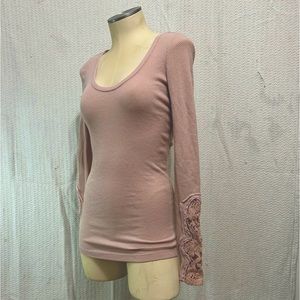 Free People S Long Sleeve Lacey Cuff Shirt